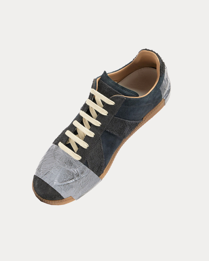 Maison Margiela Replica Tape Black Low Top Sneakers - 3