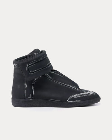 Maison Margiela Future Blackboard Black / White High Top Sneakers