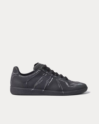 Maison Margiela Replica Blackboard Black / White Low Top Sneakers
