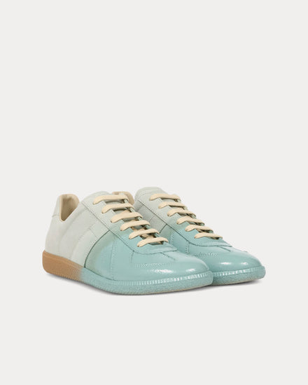 Maison Margiela Replica Dégradé Grey / Light Blue Low Top Sneakers - 3