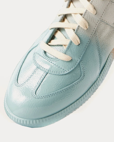 Maison Margiela Replica Dégradé Grey / Light Blue Low Top Sneakers - 5