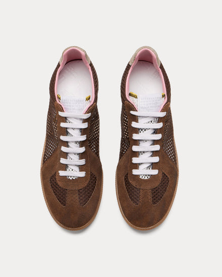 Maison Margiela Replica Mesh Brown Low Top Sneakers - 2