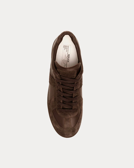 Maison Margiela Replica Leather Nutmeg Low Top Sneakers - 2
