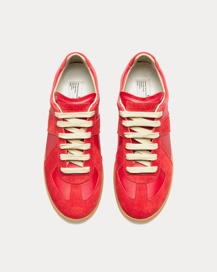 Maison Margiela Replica Red Low Top Sneakers - 2