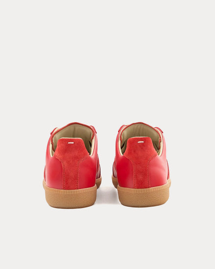 Maison Margiela Replica Red Low Top Sneakers - 4