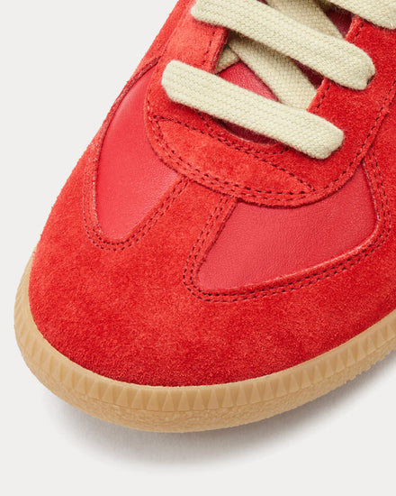 Maison Margiela Replica Red Low Top Sneakers - 5