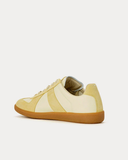 Maison Margiela Replica Leather Lemon Low Top Sneakers - 3
