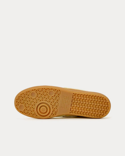 Maison Margiela Replica Leather Lemon Low Top Sneakers - 4