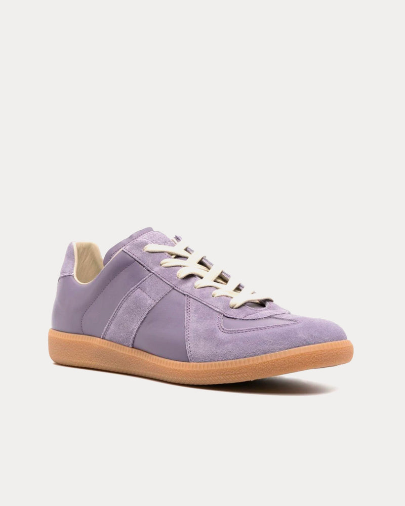 Maison Margiela Replica Leather Wisteria Low Top Sneakers - 3