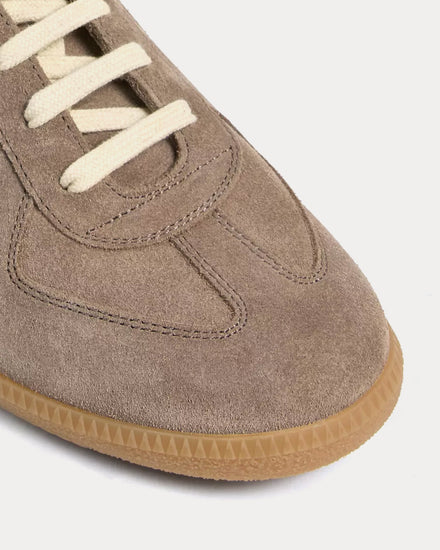 Maison Margiela Replica Suede Taupe Low Top Sneakers - 6
