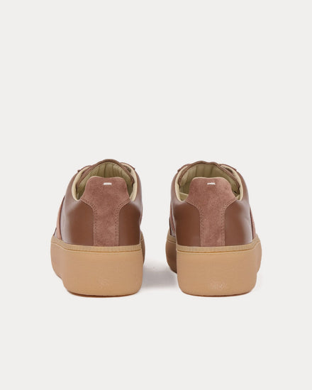Maison Margiela Replica Wedge Adobe Brown Low Top Sneakers - 4
