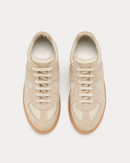 Maison Margiela Replica Wedge Beige Low Top Sneakers - 2