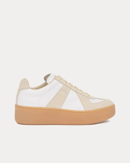 Maison Margiela Replica Wedge White Low Top Sneakers - 1