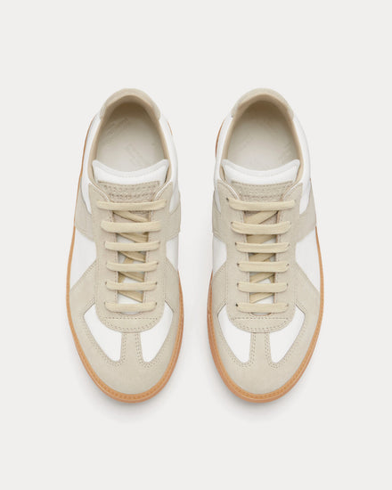 Maison Margiela Replica Wedge White Low Top Sneakers - 2