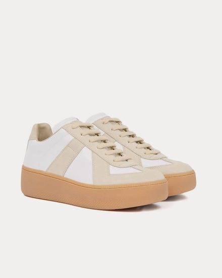 Maison Margiela Replica Wedge White Low Top Sneakers - 3