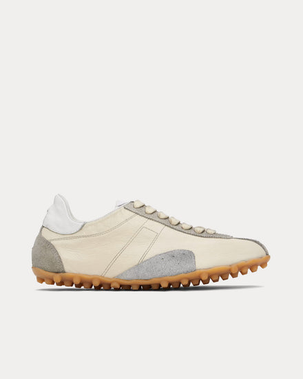 Maison Margiela Sprinters Cream Low Top Sneakers - 1