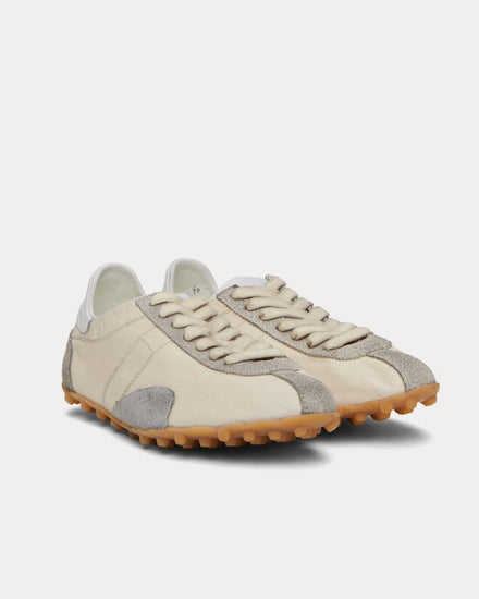 Maison Margiela Sprinters Cream Low Top Sneakers - 3