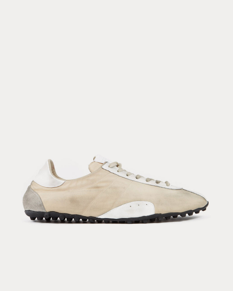 Maison Margiela Sprinters Ecru / White Low Top Sneakers - 1