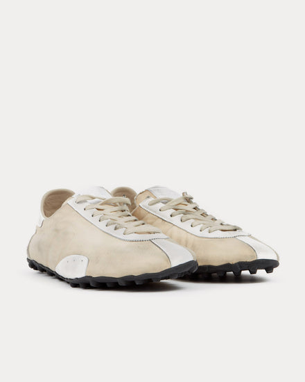 Maison Margiela Sprinters Ecru / White Low Top Sneakers - 2
