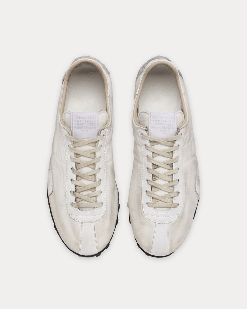 Maison Margiela Sprinters White Low Top Sneakers - 2