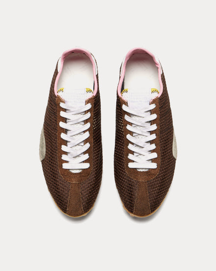Maison Margiela Sprinters Mesh Brown Low Top Sneakers - 2