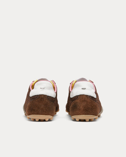 Maison Margiela Sprinters Mesh Brown Low Top Sneakers - 3