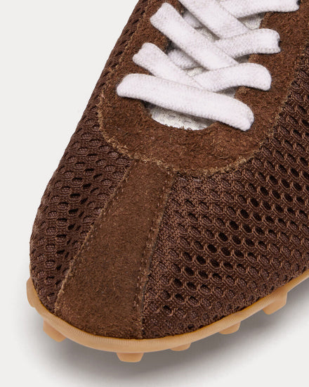 Maison Margiela Sprinters Mesh Brown Low Top Sneakers - 4