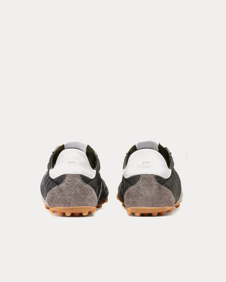Maison Margiela Sprinters Dark Green / White Low Top Sneakers - 4