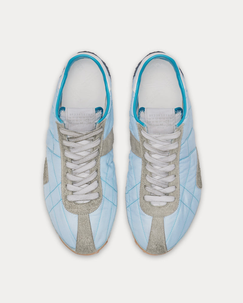Maison Margiela Sprinters Blue / White Low Top Sneakers - 2