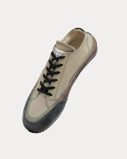 Maison Margiela Traveler Military Green Low Top Sneakers - 3