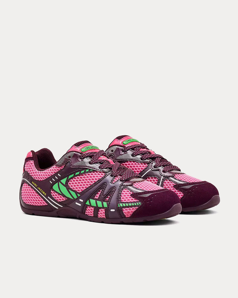 Marc Jacobs 72 Spring Raspberry Pink / Multi Low Top Sneakers - 3