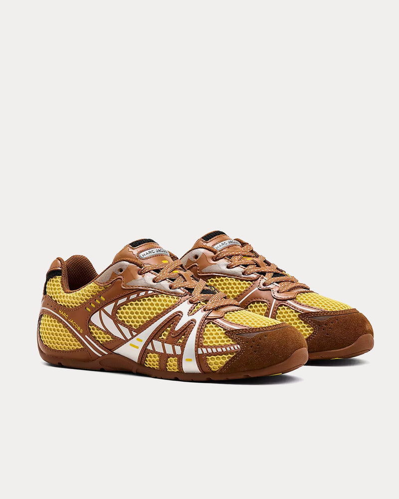 Marc Jacobs 72 Spring Yellow / Multi Low Top Sneakers - 3