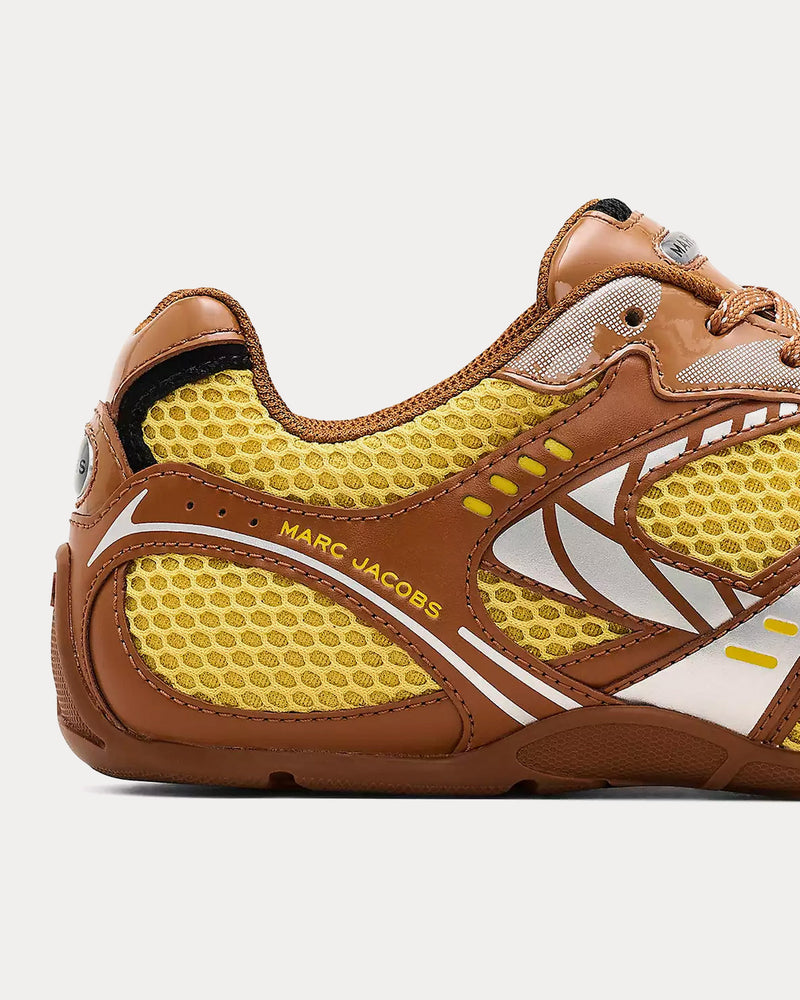 Marc Jacobs 72 Spring Yellow / Multi Low Top Sneakers - 5