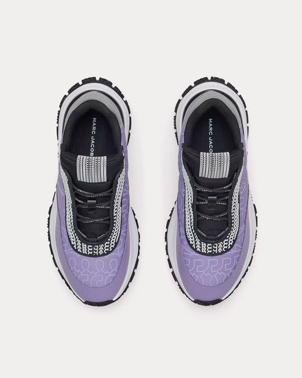 Marc Jacobs The Monogram Lazy Runner Purple / Multi Low Top Sneakers - 2