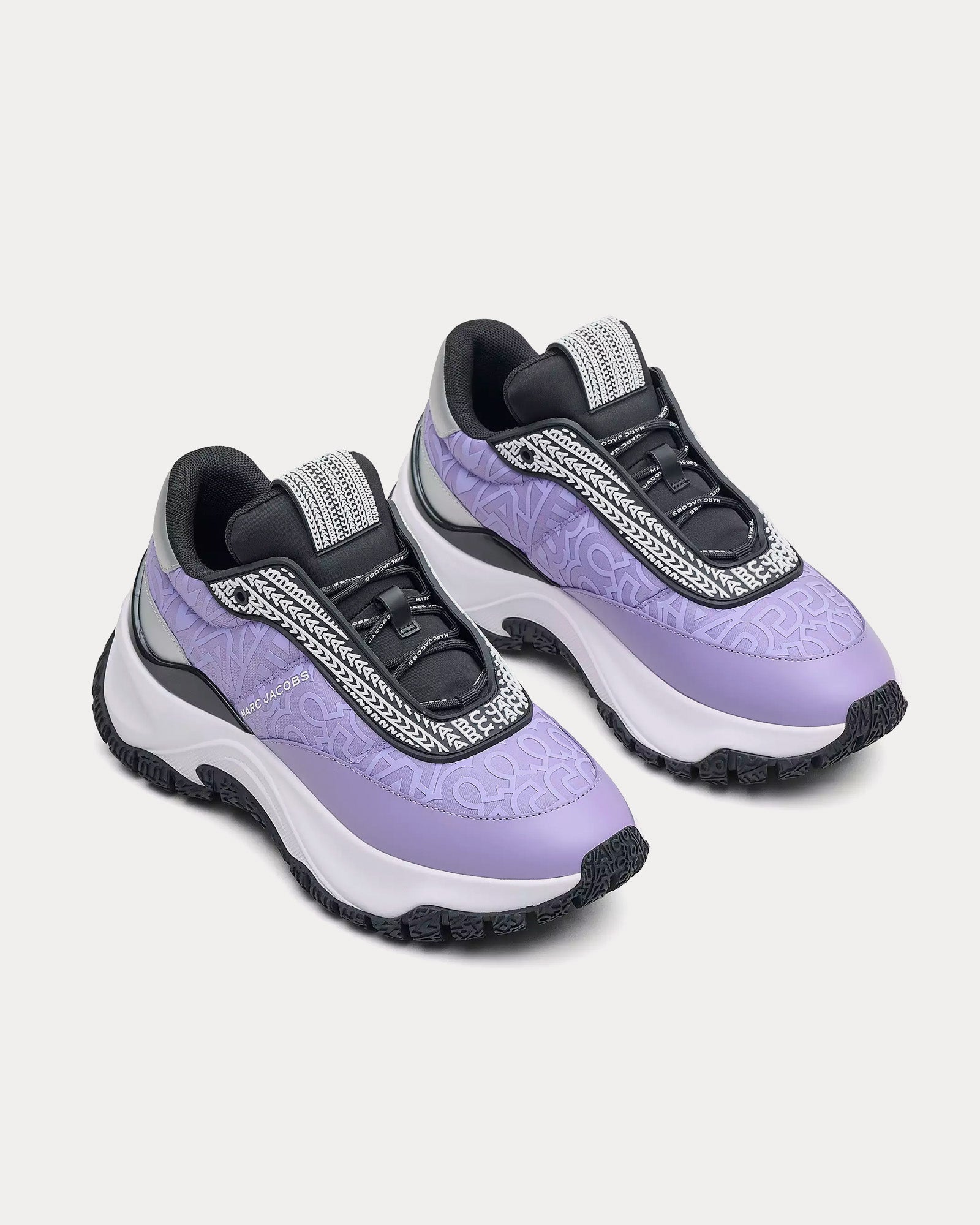 Marc Jacobs - The Monogram Lazy Runner Purple / Multi Low Top Sneakers