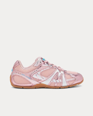 Marc Jacobs The Metallic 72 Spring Ribbon Pink Low Top Sneakers