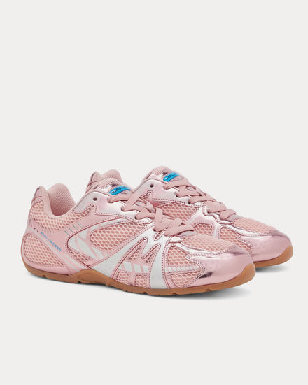 Marc Jacobs The Metallic 72 Spring Ribbon Pink Low Top Sneakers - 3