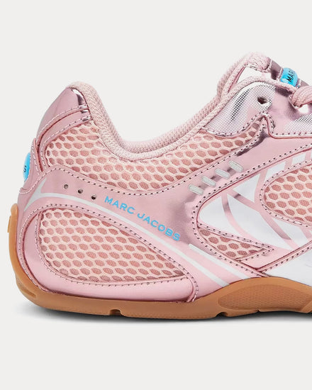 Marc Jacobs The Metallic 72 Spring Ribbon Pink Low Top Sneakers - 5