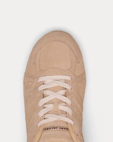 Marc Jacobs The 72 Spring Suede Beige Low Top Sneakers - 6