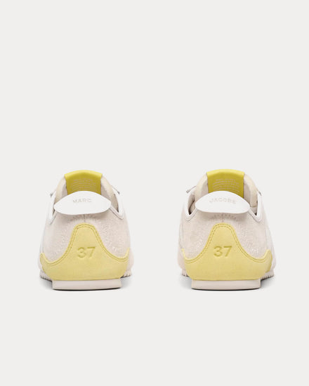 Marc Jacobs The 400 Bleecker Runner Brushed Satin Buttermilk / Multi Low Top Sneakers - 4