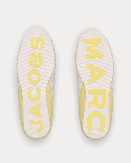 Marc Jacobs The 400 Bleecker Runner Brushed Satin Buttermilk / Multi Low Top Sneakers - 5