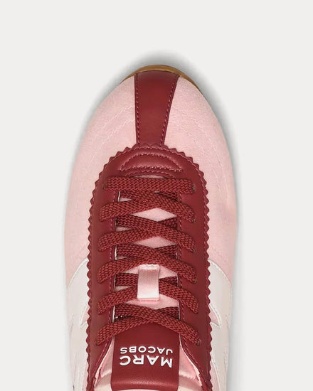 Marc Jacobs The 400 Bleecker Runner Brushed Satin Strawberry / Multi Low Top Sneakers - 6