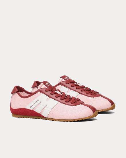 Marc Jacobs The 400 Bleecker Runner Brushed Satin Strawberry / Multi Low Top Sneakers - 3