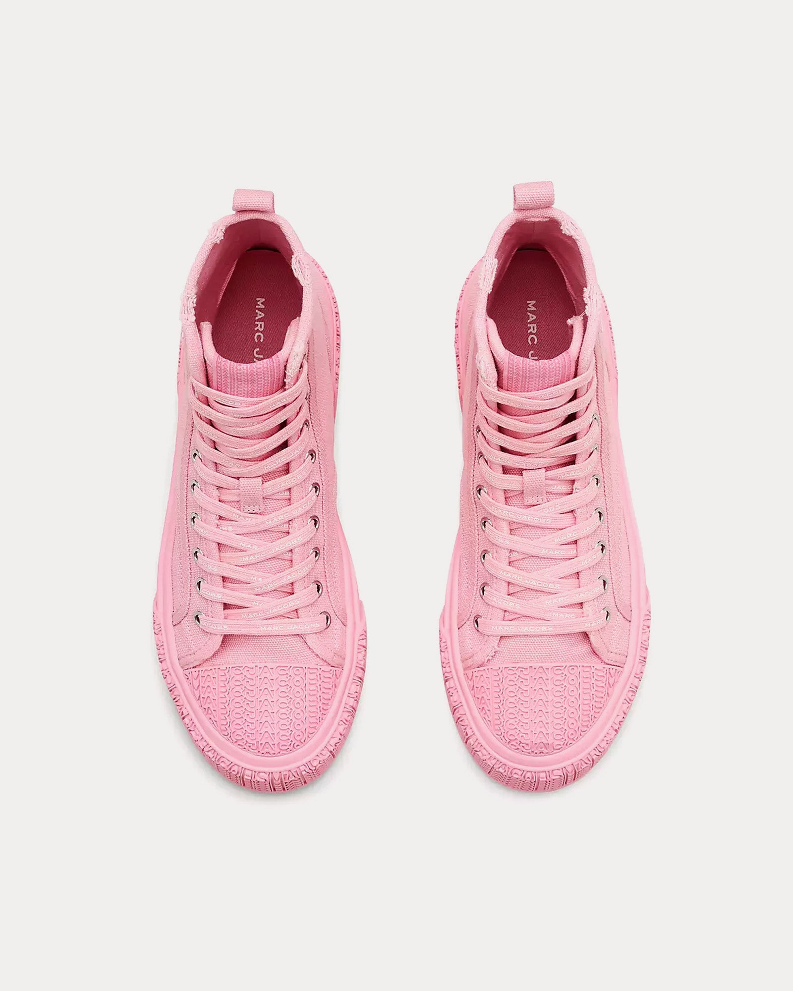 Marc Jacobs Women's The High Top Ribbon Pink High Top Sneakers & Trainers