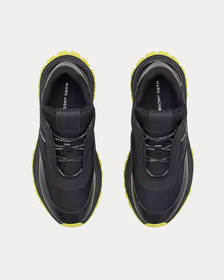 Marc Jacobs The Lazy Runner Black / Yellow Low Top Sneakers - 2