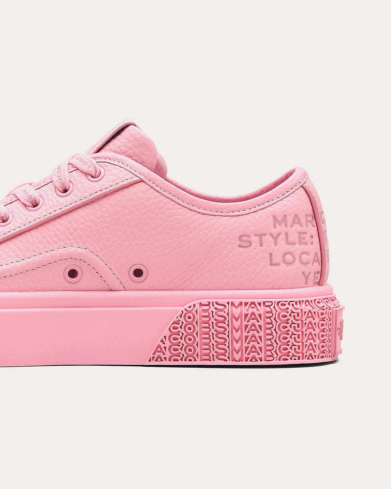 Marc Jacobs Women's The Leather Sneaker Ribbon Pink Low Top