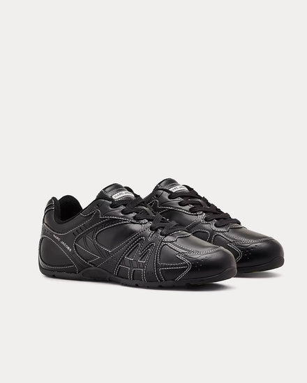 Marc Jacobs The Stitched 72 Spring Black Low Top Sneakers - 3