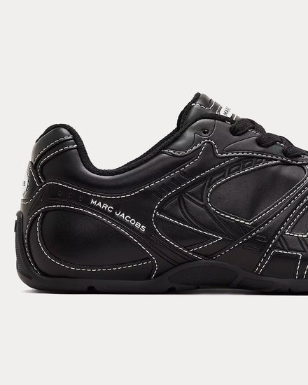 Marc Jacobs The Stitched 72 Spring Black Low Top Sneakers - 5