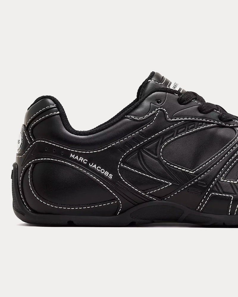 Marc Jacobs The Stitched 72 Spring Black Low Top Sneakers - 5
