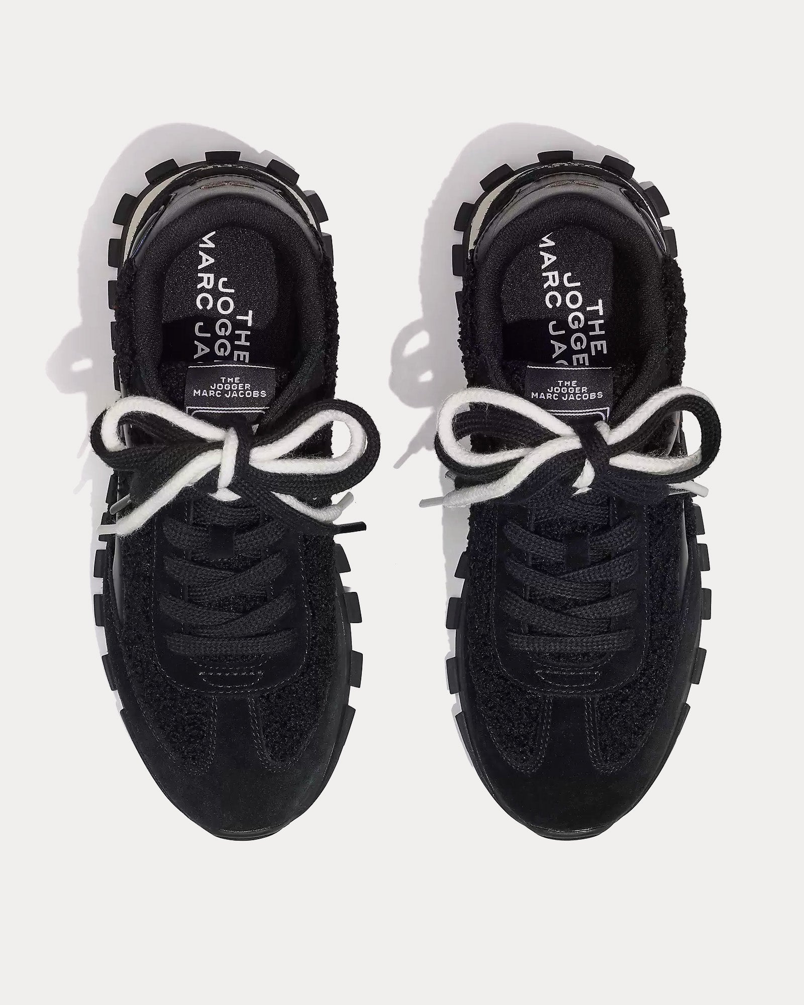 Marc Jacobs - The Teddy Jogger Black Low Top Sneakers